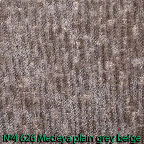 4-626 Medeya plain grey beige