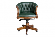 Кабинетное кожаное кресло MSM.233 GREEN