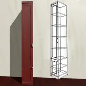 Шкаф 1-дв. "Олимпия" L=300