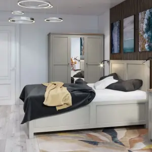 Кровать 160х200 "Jules Verne" серый