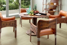 Обеденный стол из массива пальмы 1550 ISLE D'PALM