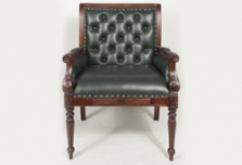 Кожаное кресло MSM.188 GREEN