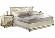 Кровать двойная «Алези» с низким изножьем П349.12-1