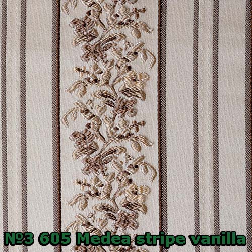 №3 605 Medea stripe vanilla