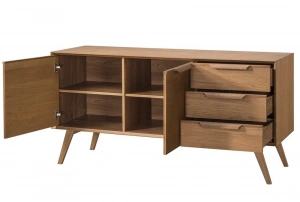 Тумба ТВ 2х дверная с 3 ящиками Leo 24  купить в интернет магазине Мебельный Салон. Звоните +7 495 743 46 14