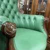 Кресло кожаное из массива МИГ665 CGF-M Lt Gr купить в интернет магазине Мебельный Салон. Звоните +7 495 743 46 14