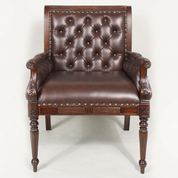 Кожаное кресло MSM.188 GREEN купить в интернет магазине Мебельный Салон. Звоните +7 495 743 46 14
