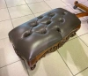 Банкетка кожаная с каретной стяжкой MSU.496 Brown PAS03 L143  купить в интернет магазине Мебельный Салон. Звоните +7 495 743 46 14