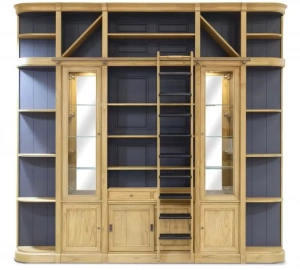 Верхний угловой стеллаж Library Lyon левый 500/350-TBLC купить в интернет магазине Мебельный Салон. Звоните +7 495 743 46 14