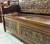 Скамья с ящиком и резьбой MSU.123R PSB02 L020 купить в интернет магазине Мебельный Салон. Звоните +7 495 743 46 14