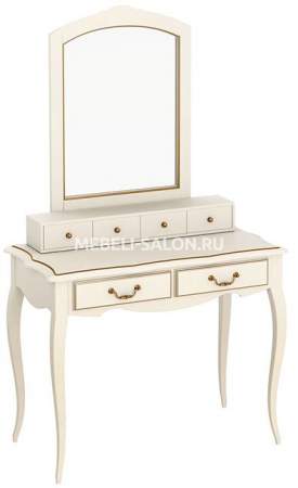 Дамский столик "Авиньон" с надстройкой и зеркалом