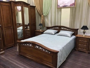 Кровать 180 "Джино" Орех 1461 купить в интернет магазине Мебельный Салон. Звоните +7 495 743 46 14