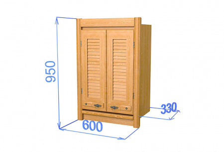 Шкаф настенный с 2-мя дверцами на 600 "Хлоя"