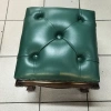 Пуф кожаный с каретной стяжкой MSU.498 Green R PAS09 L159 купить в интернет магазине Мебельный Салон. Звоните +7 495 743 46 14
