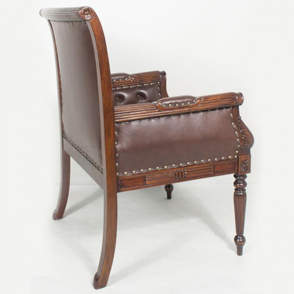 Кожаное кресло MSM.188 BROWN купить в интернет магазине Мебельный Салон. Звоните +7 495 743 46 14